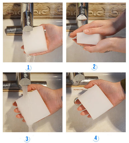 10/20/50/100Pcs Melamine Sponge Magic Sponge Eraser Eraser Cleaner Cleaning Sponges for Kitchen Bathroom Cleaning Tools 10*6*2cm
