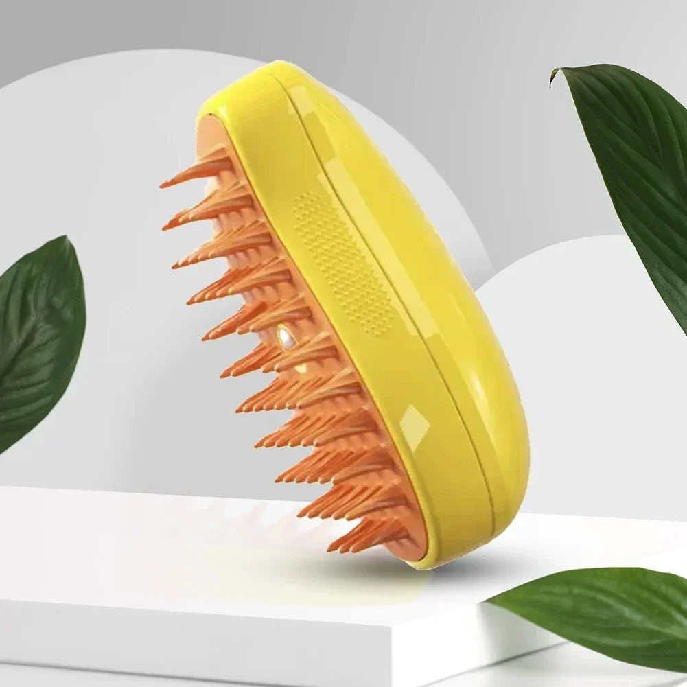 3-in-1 Massage Dog Steamy Brush Hair Removal