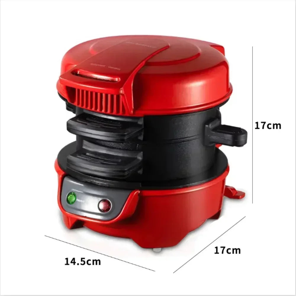 Multifunctional breakfast maker Mini Burger Sandwich Maker Machine 110V 220V Home Kitchen Electric Burger Maker Machine