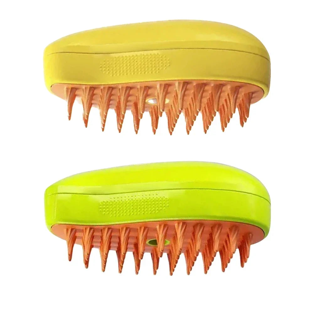 3-in-1 Massage Dog Steamy Brush Hair Removal