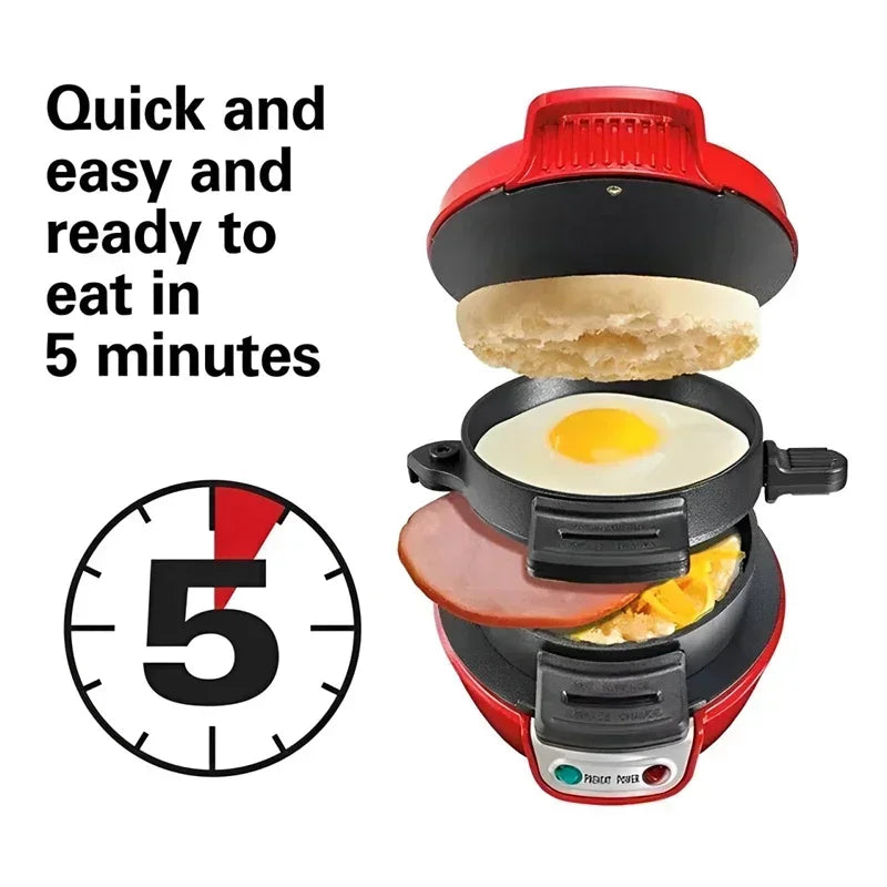 Multifunctional breakfast maker Mini Burger Sandwich Maker Machine 110V 220V Home Kitchen Electric Burger Maker Machine