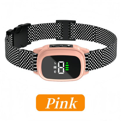 Pet Dog Anti Barking Device Waterproof Ultrasonic Stop Barking Vibration Anti Bark Collar Dogs Training Collar For all dogs