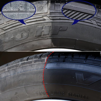 Black Shiny Tire wax - durable, long-lasting protection and repair for all kinds of tires - prevents cracks and whitens