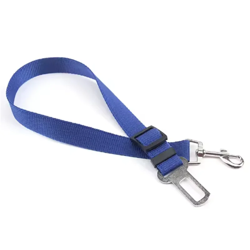 New Dog Car Seat Belt Safety Protector Travel Pets Accessories Dog Leash Collar Breakaway Solid Car Harness Pet Car Seat Belts