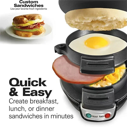 Multifunctional breakfast maker Mini Burger Sandwich Maker Machine 110V 220V Home Kitchen Electric Burger Maker Machine